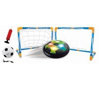 Lexibook Disque de foot aéroglisseur Aerofoot JG981 – 2 buts, ballon & pompe inclus, lumineux