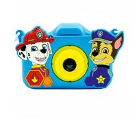 Lexibook - Appareil photo pour enfant Pat' Patrouille DJ078PA - 4-en-1, protection, carte 8 Go - Bleu