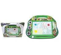 Lexibook Ardoise Magique Multicolore Animaux, Jouet Artistique et créatif pour Filles et garçons, Magnétique avec Stylet et tampons pour Dessiner, Vert, CRANX550LXB