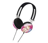 Lexibook, Barbie, Casque Audio stéréo, Puissance sonore limitée, Pliable et Ajustable, Rose/Violet, HP010BB