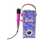 Lexibook, Barbie, Enceinte Bluetooth® sans Fil Lumineuse avec Micro, Effets Lumineux Multicolores, Port de Carte SD/TF, Batterie Rechargeable, Rose, BTP185BBZLXB
