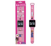 Lexibook Montre numérique DMW060BB Barbie Rose 12/24 h Bracelet ajustable