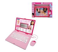 Lexibook Barbie, Ordinateur Portable éducatif et bilingue en Anglais/Italien, Jouet pour Enfants avec 124 activités pour Apprendre, Jeux et Musique, Rose, JC598BBi5LXB