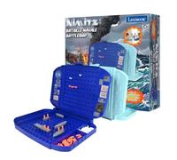 Lexibook, Bataille Navale, Jeu de société de Voyage Compact, Bleu, GT100LXB | Jeu de Bataille Navale compact à deux joueurs, règles simples et format portable