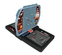 Lexibook, Bataille Navale Parlante (Français Anglais Espagnol Portugais), Jeu de société électronique 1 ou 2 Joueurs, Interactive, Effets Lumineux et sonores, stratégie, à Piles, Gris/Noir, GT2800i1