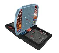 Lexibook Bataille Navale Parlante (Français Anglais Espagnol Portugais), jeu de société électronique 1 ou 2 joueurs, interactive, effets lumineux et sonores, stratégie, à piles, gris/noir, GT2800i1LXB