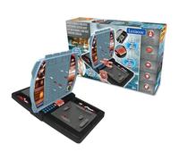 Lexibook- Bataille Navale Parlante (Français Italien Néerlandais Allemand), Jeu de société électronique 1 ou 2 Joueurs, Interactive, Effets Lumineux et sonores, stratégie, à Piles, Gris/Noir, GT2800