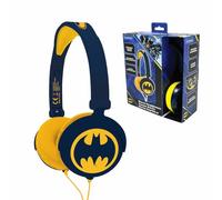 Lexibook, Batman Casque Stéréo, HP015BATLXB | Volume limité, Pliable, Réglable, Bleu/Orange