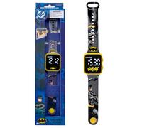 Lexibook Montre digitale LED Batman - écran 12/24h - bracelet ajustable - Noir TU