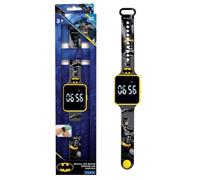 Lexibook Montre digitale LED Batman - écran 12/24h - bracelet ajustable - Noir TU