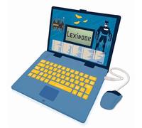 Lexibook - Batman - Ordinateur Éducatif Bilingue Français/Anglais - 124 Activités pour Apprendre Les Langues, Les Mathématiques, la Logique, S'amuser et Jouer du Piano - JC598BATi1LXB