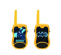 Lexibook, Batman, Talkies-Walkies 200m, Jeu de Communication, 2 canaux de Communication, Clip Ceinture, à Piles, Noir/Jaune, TW12BAT