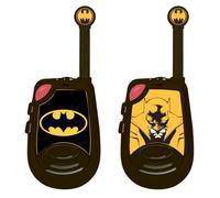 Lexibook, Batman Talkies-Walkies Numériques, TW25BATLXB | Portée 2km, lumière morse, 2 canaux, clip ceinture, sur pile, Noir/Jaune