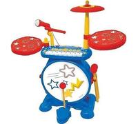 Lexibook - Batterie électronique pour enfant - Lumineuse - Complete avec clavier, cymbales et tabouret - Dés 3 ans