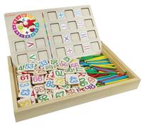 Lexibook, Bio Toys École de Maths, EDU200LXB | Boîte d'activités de comptage en bois, Jouet d'apprentissage préscolaire