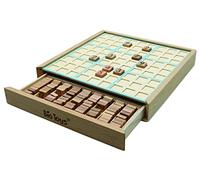 Lexibook Bio Toys Jeu de Sudoku en Bois éco-Responsable avec tiroir de Rangement et livret de 100 grilles de Sudoku Inclus, JGW150LXB
