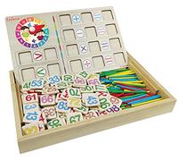 Lexibook, Bio Toys, L'École des Maths, Boîte à activités en Bois FSC pour Apprendre à Compter, Jouet éducatif d'éveil 1er âge, Jeu pour Enfant, EDU200