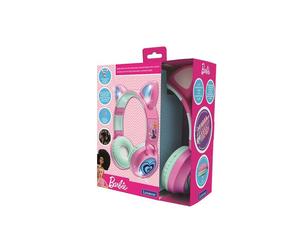 Lexibook Bluetooth With Barbie Lights To Listen To Music Without Cable 20.4x17.5x8.3 Cm Headphones Rose