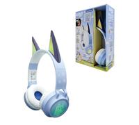 Lexibook Casque lumineux pliable Bluetooth et filaire Design 3D Bluey Bleu HPBT015BY