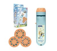 Lexibook, Bluey, Projecteur à Histoires et Lampe Torche Bluey, Bleu Jaune, LTC050BY