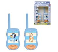 Lexibook, Bluey Talkies-Walkies, TW12BYLXB | Portée 200m/650ft, 2 canaux, jeu de communication, clip ceinture, sur pile, Bleu
