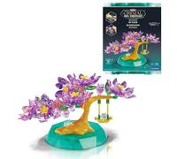 Lexibook, Bonsaï Fleuri en Cristal, Violet Rose Vert, CRSS58LXB