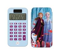 Lexibook Calculatrice de Poche La Reine des Neiges, Olaf, Fonctions Classiques et évoluées, Couvercle Rigide de Protection, à Piles, Bleu/Violet, C45FZLXB