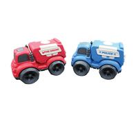 Lexibook Camion de police et de pompiers en bioplastique 18 cm