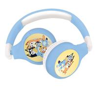LEXIBOOK - Casque 2 en 1 Bluetooth® et Filaire confortable et pliable avec limitation de son, design - Bluey