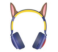 Lexibook, La Pat' Patrouille, Casque 2-en-1 sans Fil et Filaire avec Oreilles de Chase, Son de Haute qualité limité à 85 DB, Effets Lumineux, Pliable, Ajustable, Rechargeable, HPBT015PA