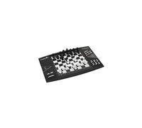 Lexibook ChessMan® Elite Echiquier Electronique Interactif, 64 niveaux de difficulté, diodes lumineuses, à piles ou adaptateur 9V, noir/blanc, CG13002,2joueurs
