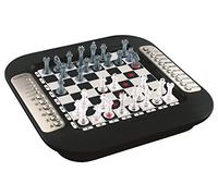 Lexibook Jeu d'échecs électronique Chessman FX, clavier tactile, 64 niveaux, noir/gris