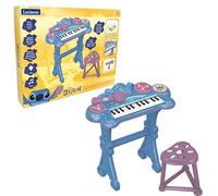 Piano électronique stitch avec siege et microphone bleu TU