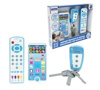 Lexibook, Coffret éducatif et Musical avec téléphone, télécommande et Porte-clés, Jeu d'imitation pour Les Tout-Petits, Explore Les Animaux, Instruments de Musique et Objets du Quotidien, PS125LXB