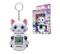 Lexibook, Console Compagnon Animal virtuel My Best-E® Chat, Plus de 1900 animations, 3 Mini-Jeux, Format Porte-clés Compact et léger, JLMBCAT