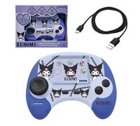 Lexibook, Console Éducative Kuromi Power, Console Portative Parlante, Écran LCD Couleur 2,8", 100 Activités Français & Anglais, Batterie Rechargeable, Bleu, JCG100HK1i1