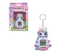 Lexibook, Console My Best-E Licorne avec écran LCD et Porte-clés, Rose, JLMBUNILXB