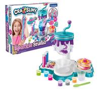 LEXIBOOK CRAZART - Studio Cra-Z-Slimy étincelant - Mélangez couleurs et effets pour fabriquer des slimes