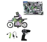Lexibook Moto radio-télécommandée Crosslander RC18 – Tout-terrain, rechargeable, 12 km/h