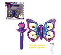 Lexibook Papillon volant télécommandé Crosslander Butterfly, Contrôle gestuel, Effets lumineux Rose