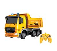 Lexibook, Crosslander® Pro, RC Dump Truck, Camion à Benne télécommandé, Effets Lumineux, Benne basculante, Rechargeable, RCP10
