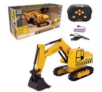 Tractopelle télécommandée - LEXIBOOK - Crosslander® PRO - Bras articulé - Jaune - Pour enfant de 6 ans et plus jaune TU