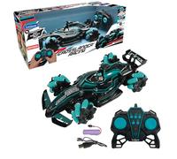 Lexibook, Crosslander® Racing, Voiture de Course télécommandée, Formule 1, jusqu'à 10km/h, Effets Lumineux et sonores, Jet de fumée, télécommande Incluse, Rechargeable, RC61