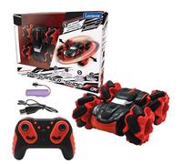 Lexibook, Crosslander® Slide, Voiture télécommandée, jusqu'à 12km/h, 4 Roues motrices, reversibles, Cascades démentes à 360°, Effets Lumineux, Rechargeable, RC58