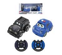 Crosslander twin ? set de voiture télécommandée policier et voleur multicolore TU