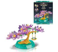 LEXIBOOK CRSS58 Bonsaï en cristal Gem fleuri Violet Rose Vert