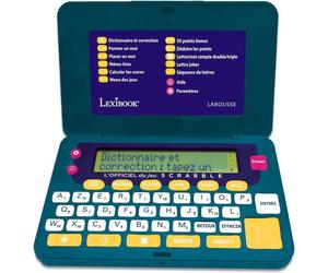 Lexibook - Dictionnaire électronique officiel du Scrabble - Format Ergonomique - Large Touches - A piles - Nouvelle Edition FISF