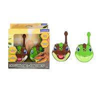 Lexibook Talkies-walkies Dinosaures 3D TW18DINO portée de 500 m, 2 canaux, clip ceinture Vert/Marron