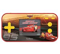 Lexibook, Disney Cars, Console de Jeux Portable Compact Cyber Arcade®, 150 Jeux, écran LCD, à Piles, Rouge, JL2367DC