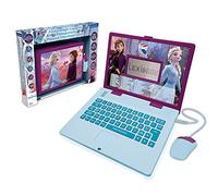 Lexibook Disney Frozen 2 - Ordinateur Portable bilingue à des Fins éducatives Anglais et Allemand, 124 Activités, Mathématiques, Logique, Musique, Horloge, Jeux - Jouets pour Fille - JC598FZi3LXB
